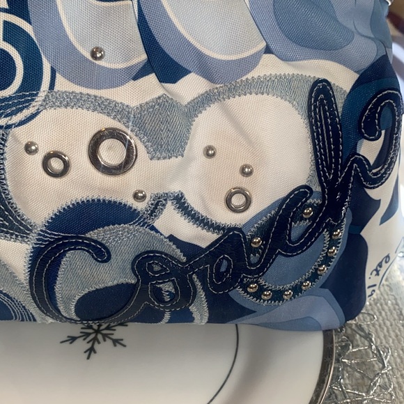COACH POPPY BLUE DENIM! EUC! - Picture 13 of 17